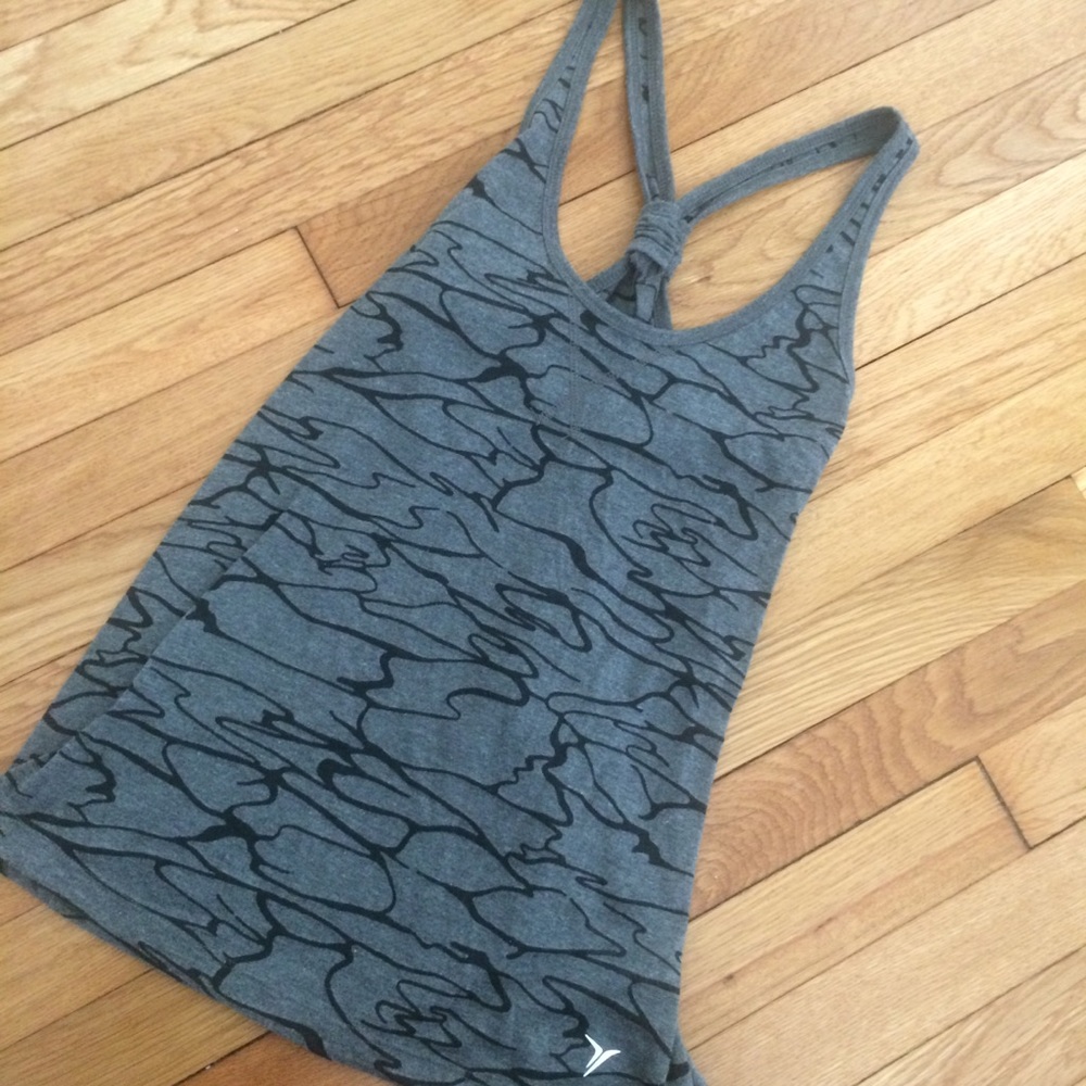 Black & Gray Old Navy Active Tank Sz XS